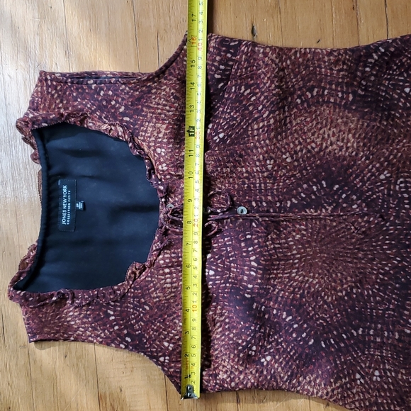 snakeskin print lined silk tank, 2P - Picture 3 of 7